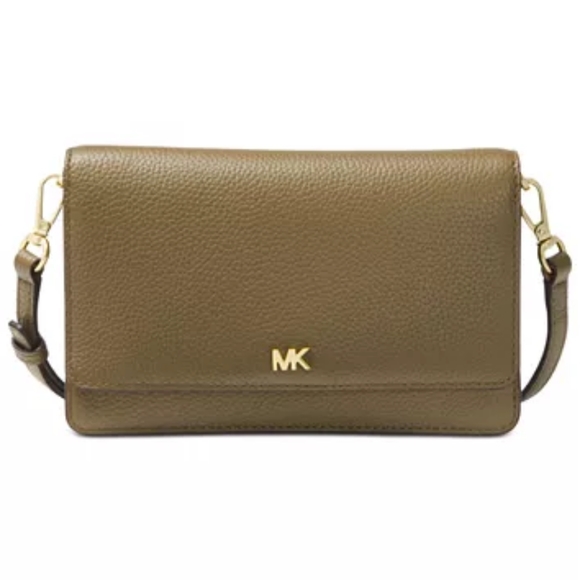 Michael Kors Pebble Leather Phone Crossbody Wallet - Picture 1 of 4